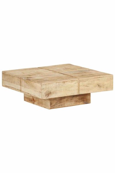 Syfax Masuta de cafea, 80x80x28 cm, lemn masiv de mango