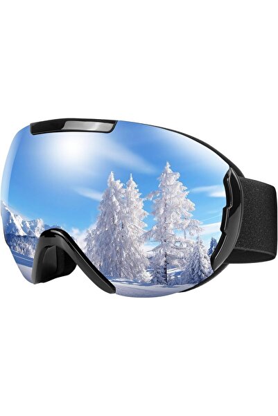Generic Ski Snowboard Goggles, Anti Fog Glare Dual Lens SnowGoggles with Adju...