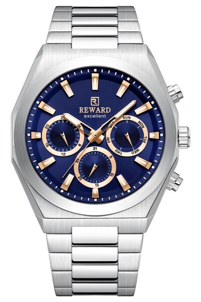 Reward Rd813312M Men's Wristwatch with Steel Strap