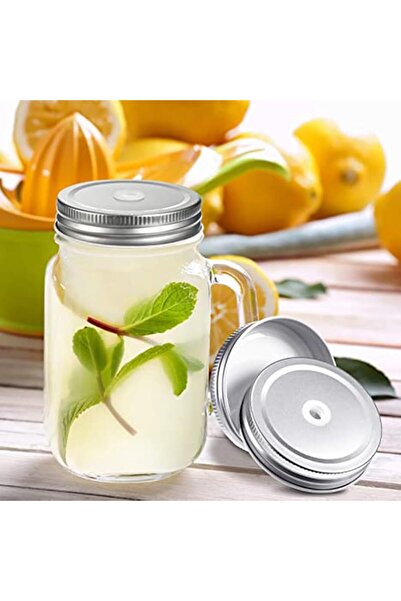 Generic 6 Pack Canning Lids - Stainless Steel Sealing Mason Jar Lids with 70m...
