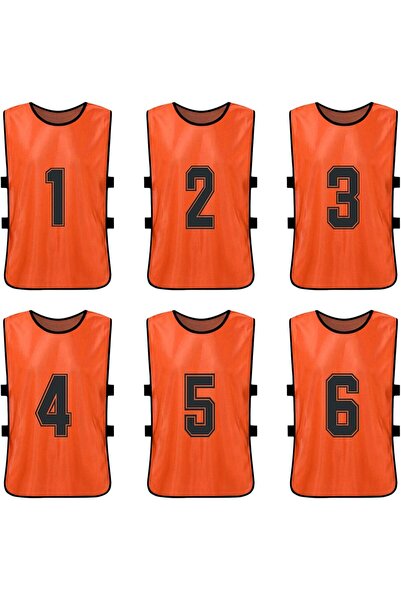 Generic Numbered Soccer Jerseys 12 PCS Adults Soccer Pinnies Quick Drying Foo...