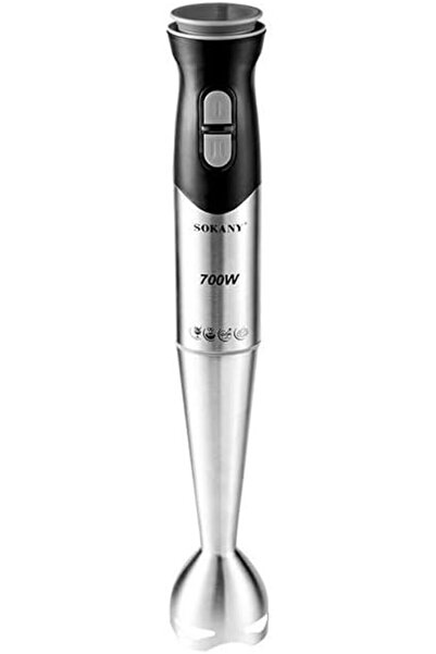 Generic 2-Speeds Hand Blender 700W Stainless Steel SK-748 Black/Silver