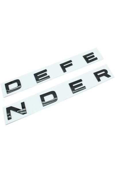 Generic شعار سيارة ثلاثي الأبعاد من مادة ABS بحروف DEFenders، ملصق شارة لاند ...