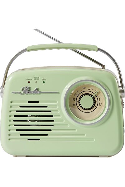 Generic راديو صغير محمول AM/FM، راديو ترانزستور عتيق الطراز مع بلوتوث، يعمل ب...