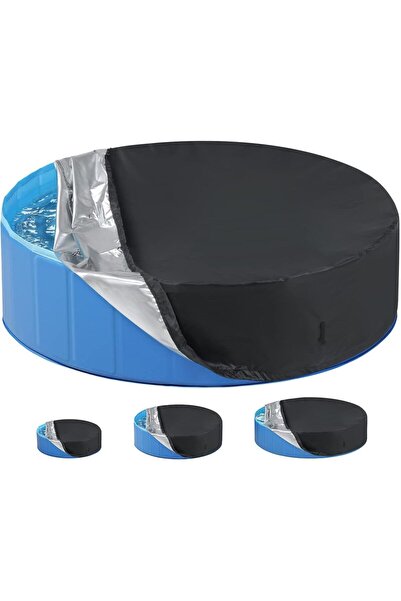 Generic Foldable Pool Cover, 122×30cm Portable Pool Cover with Waterproof and...
