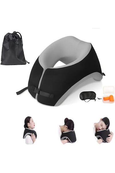 Generic وسادة بريث إيزي للنوم على الوجه، مصممة هندسيًا للسفر وللنوم على البطن...