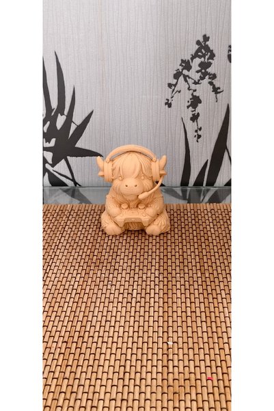 Oyuncu Highland İneği 94×80×79 mm 3D baskı