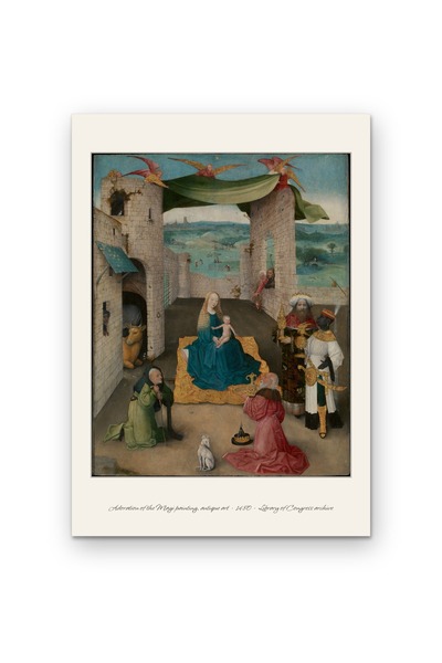 OEM Poster Carton 250g A4 Adoratia Magilor Arta Antica 1480, Imprimare HD