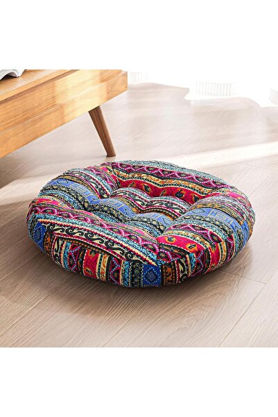 Generic Floor Cushion,55cm Round Floor Seating Set for Home