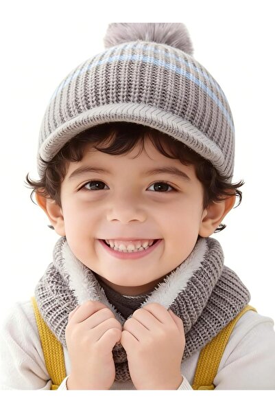 Generic Toddler Kids Winter Beanie Hat, Lined Earflap Hat for Boys & Girls, S...