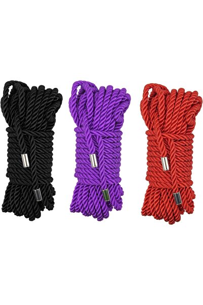 Generic 3 Roll 10M Soft Cotton Rope, Cotton Cord All Purpose Rope 32 Feet/8MM...
