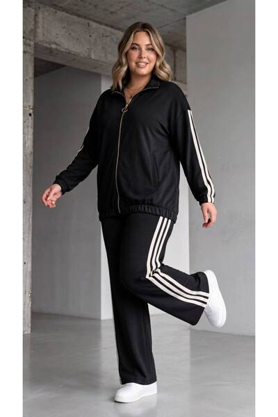 Goddy Αθλητική σειρά Σετ φόρμας plus size