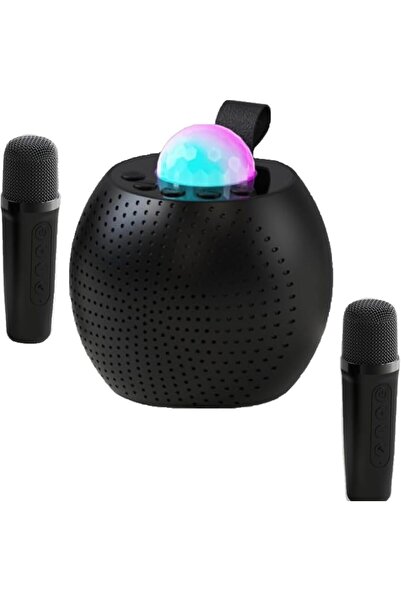 Generic جهاز كاراوكي PylcoSmart مع إضاءة LED للبالغين والأطفال، مكبر صوت كارا...