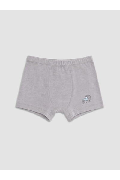 LC Waikiki Rmz Gi̇yi̇m Farkiyla Printed Boys' Boxer Shorts