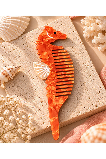 LİA CLİPS CO Colorful Bone Comb – Fun Special Design Hair Comb