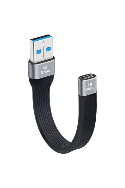Generic Short USB C Cable 5.3inch, USB A to USB C 60W Fast Charging Cable, Su...