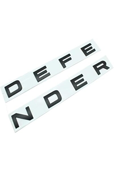 Generic شعار سيارة ثلاثي الأبعاد من مادة ABS بحروف DEFenders، ملصق شارة لاند ...
