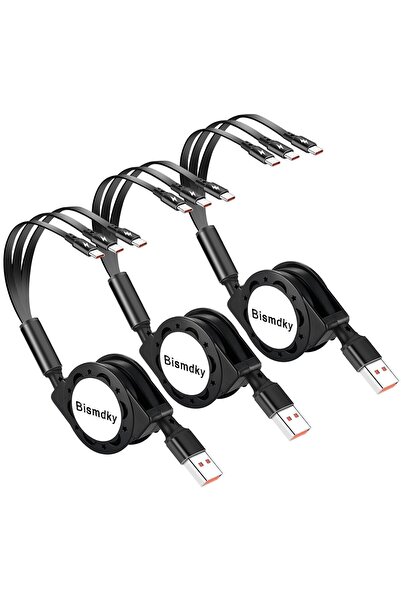 Generic USB Type C Retractable Cable Fast Charging[3.3Ft 3-Pack],USB A to C C...