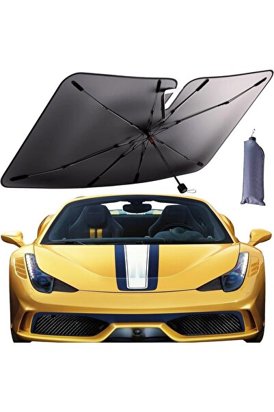 Generic Car Front Window Sunshade | Car Windshield Sunshade Umbrella | Foldab...