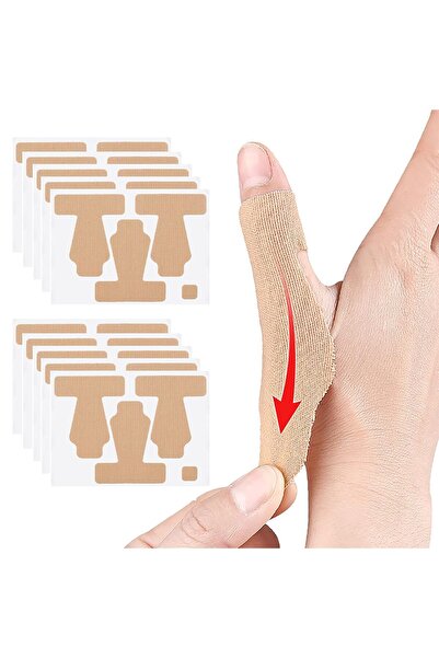 Generic 10 أوراق من شريط دعم الإبهام، شريط مرن ناعم ذاتي اللصق للأصابع والقدم...