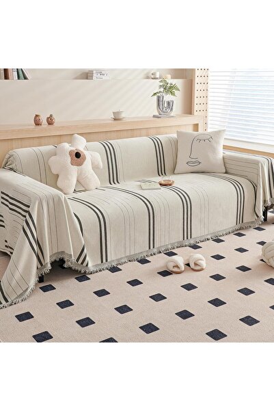 Generic Boho Couch Cover Sofa Covers Washable, Chenille Couch Covers for 3 Cu...