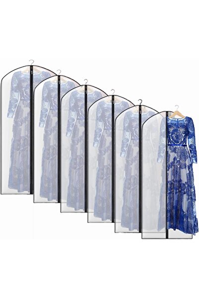 Generic Clothing Dust Cover,60 Inch Transparent Insect Proof Clothing Bag,Wit...