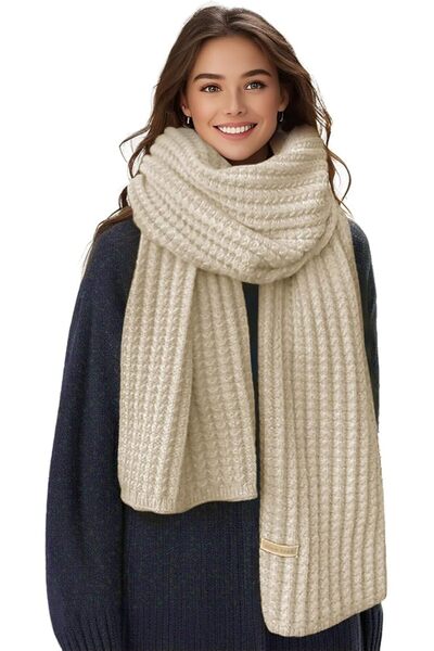 Generic Women's Winter Knit Warm Scarf, Super Soft Long Knit Scarves, Winter ...