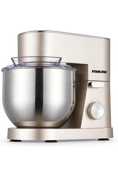 Generic 5 Liter 1000W Stand Mixer, 6 Speed With Pulse, With 3 Mixing Modes (B...