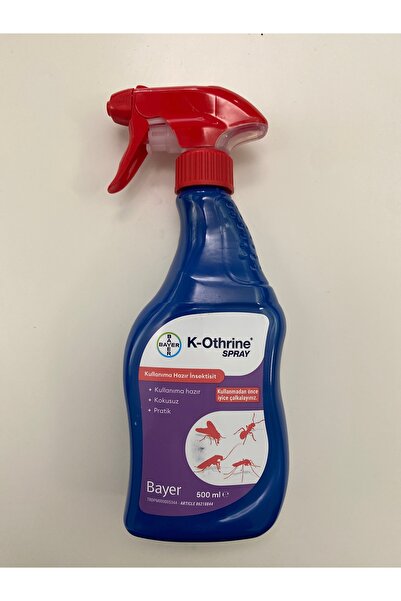 K-Othrine 500 ml Kullanıma Hazır Sprey - Kokusuz, Yürüyen ve Uçan Haşere İlacı (Sinek, Hamamböceği, Karınca, Kene vs. İçin)