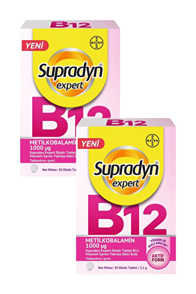 Supradyn Expert B12 30 Dilaltı Tablet x 2 Adet