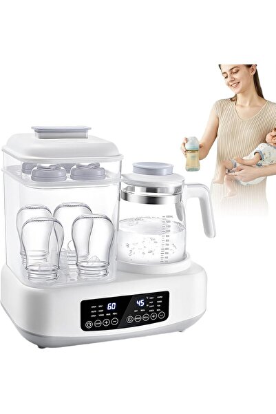 Generic 8-In-1 Multifunctional Baby Bottle Sterilizer, Dryer, Warmer And Stea...