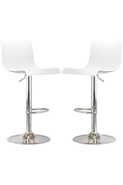 Generic 2PCS Bar Stool Pub Chair Bar Chair High Back 360 Swivel Adjustable St...