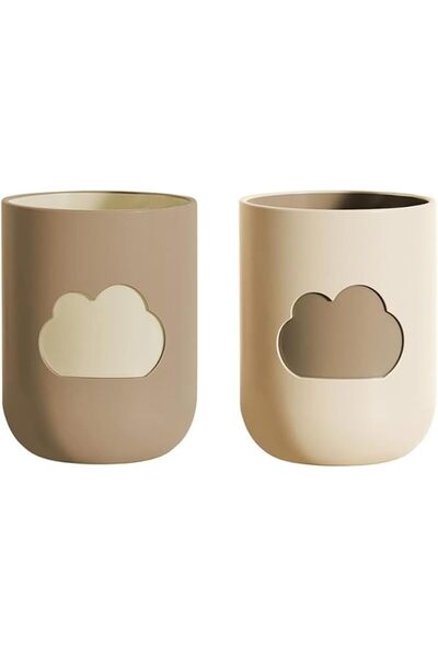Generic Toothbrush Holder, Lovely Cloud Couple Toothbrush Cup, 2 Pcs Bathroom...