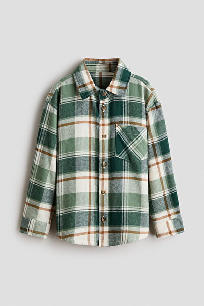 H&M Pamuklu Flanel Gömlek