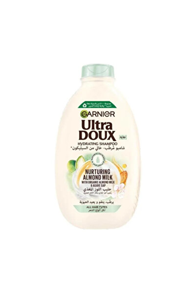 Garnier شامبو ألترا دو المرطب بحليب اللوز، 400 مل
