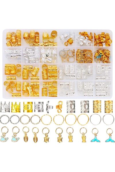 Generic 200PCS Hair Jewelry for Braids, dreadlock accessories, Loc Jewelry fo...