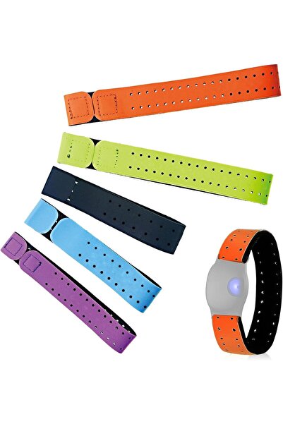 Generic 5pcs Replacement Heart Rate Monitor Bands, 0.8x13.8in 5 Colors Soft H...
