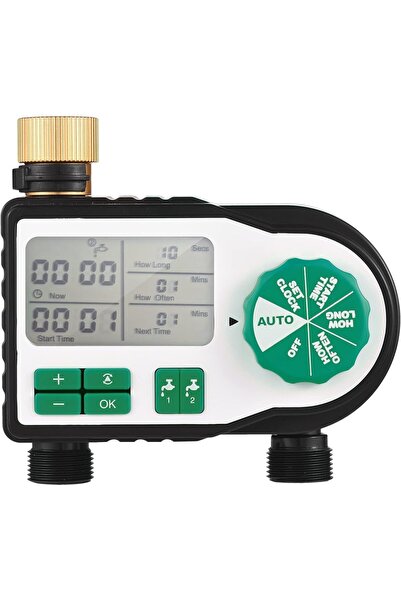 Generic Digital Automatic Watering Timer with 2 Hose Connectors d Garden Irri...