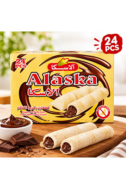 Missey Alaska gofret çikolatalı 1 kutu (24 adet)