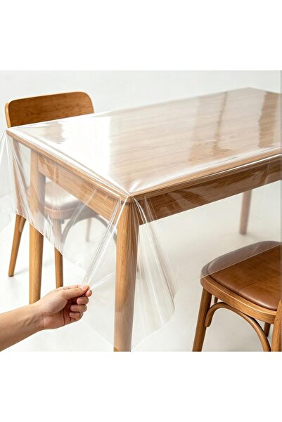 Generic Clear Plastic Tablecloth, 100% Waterproof Oil-Proof Spill-Proof Vinyl...