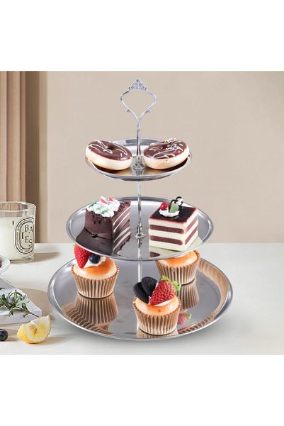 Generic طقم وجبات رمضان، يتضمن طبق عيد الفطر من الحديد بتصميم القمر والنجمة ا...