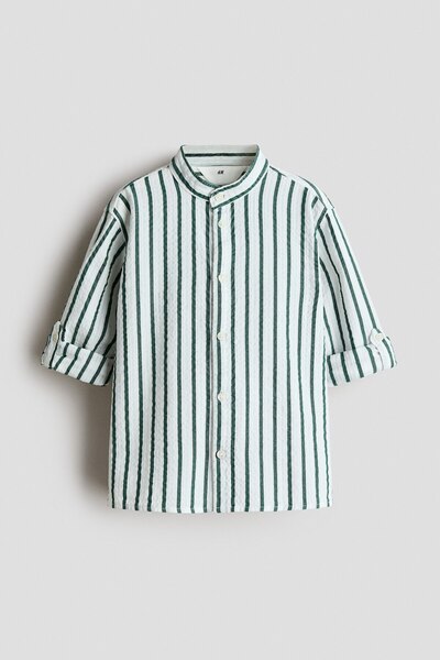 H&M Pamuklu Hakim Yaka Gömlek