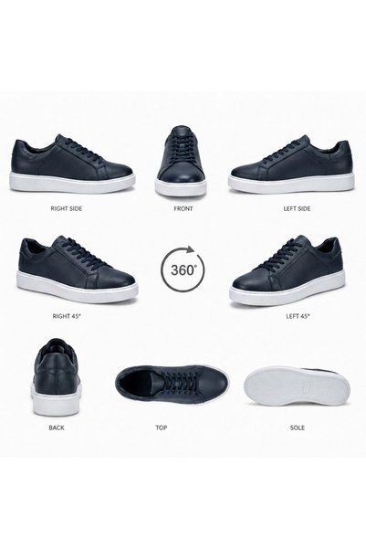ERDOĞAN TULGAR Genuine Floater Leather Eva Sole Odor-Free Men's Sneaker Men's Shoes Te0065-8