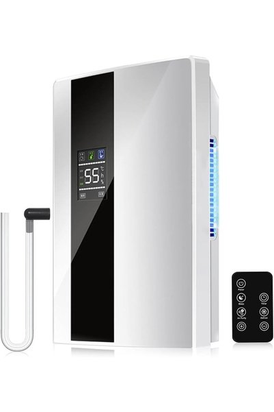 0TO1 TECH مزيل رطوبة ذكي بضاغط مع جهاز تحكم عن بعد، سعة 20 لتر/يوم، خزان ماء ...