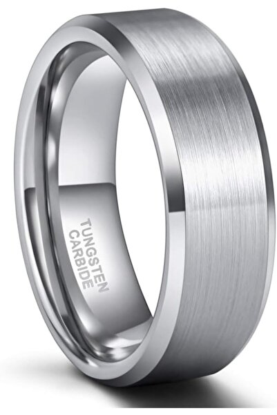 Generic 6mm Silver Tungsten Rings for Women & Men, Wedding Band Engagement Ri...
