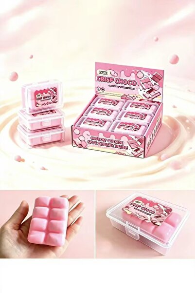 ismega Patlayan Çıtırdayan Pembe Çikolatalı Bal Mumı squish Sukuşi Skuşi Slow Stres atma oyuncağı fidget Butter crispy crips Crisp Choco Crunch Çıtır Sukuşi 1 Adet fiyatıdır