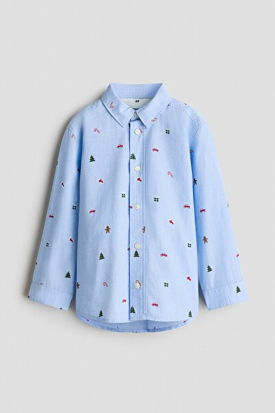 H&M Desenli ve Pamuklu Gömlek