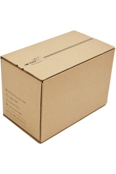 Generic صندوق تغليف ذاتي الإغلاق بسحاب، 20 قطعة، كرتون مموج سهل الفتح، للشحن ...