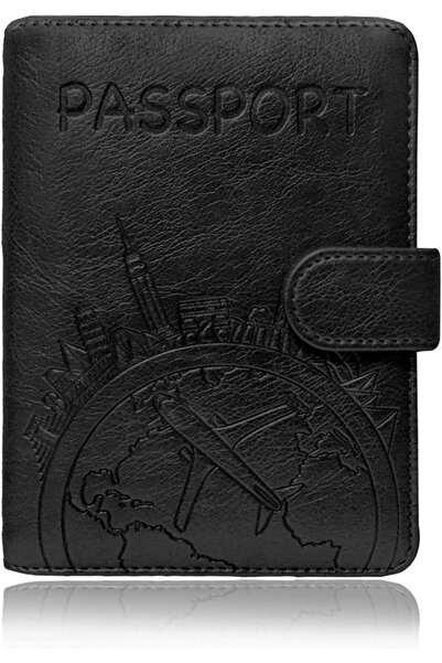 Generic Passport Holder Leather Travel Wallet – RFID Blocking Passport Cover ...