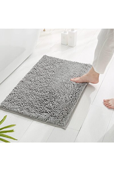 Generic Bathroom Rugs Bath Mat, 50x80cm, Non-Slip Fluffy Soft Plush Microfibe...